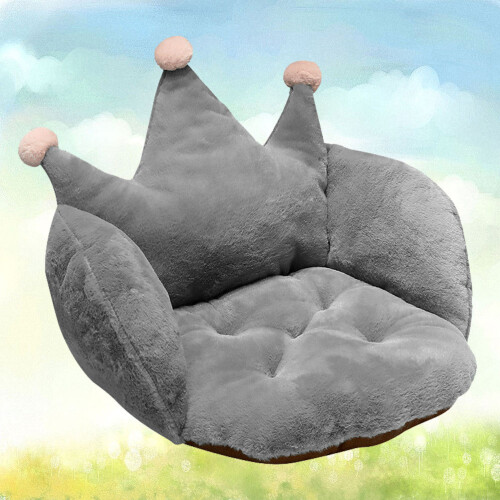 Cushion Grey Plush 1set 15.7x21.7in 1