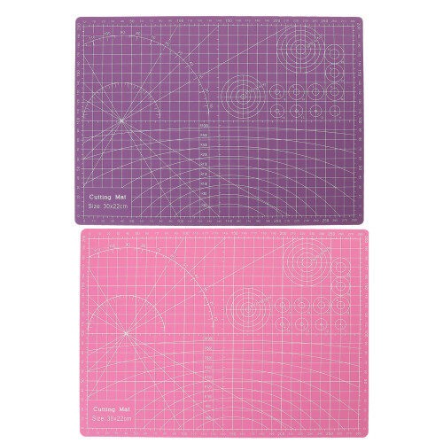 2 Pcs Scrapbooking Cutter Practical Cutting Mat Engraving