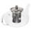Loose Leaf Teapot Transparent Glass 1set 6