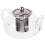 Loose Leaf Teapot Transparent Glass 1set 4