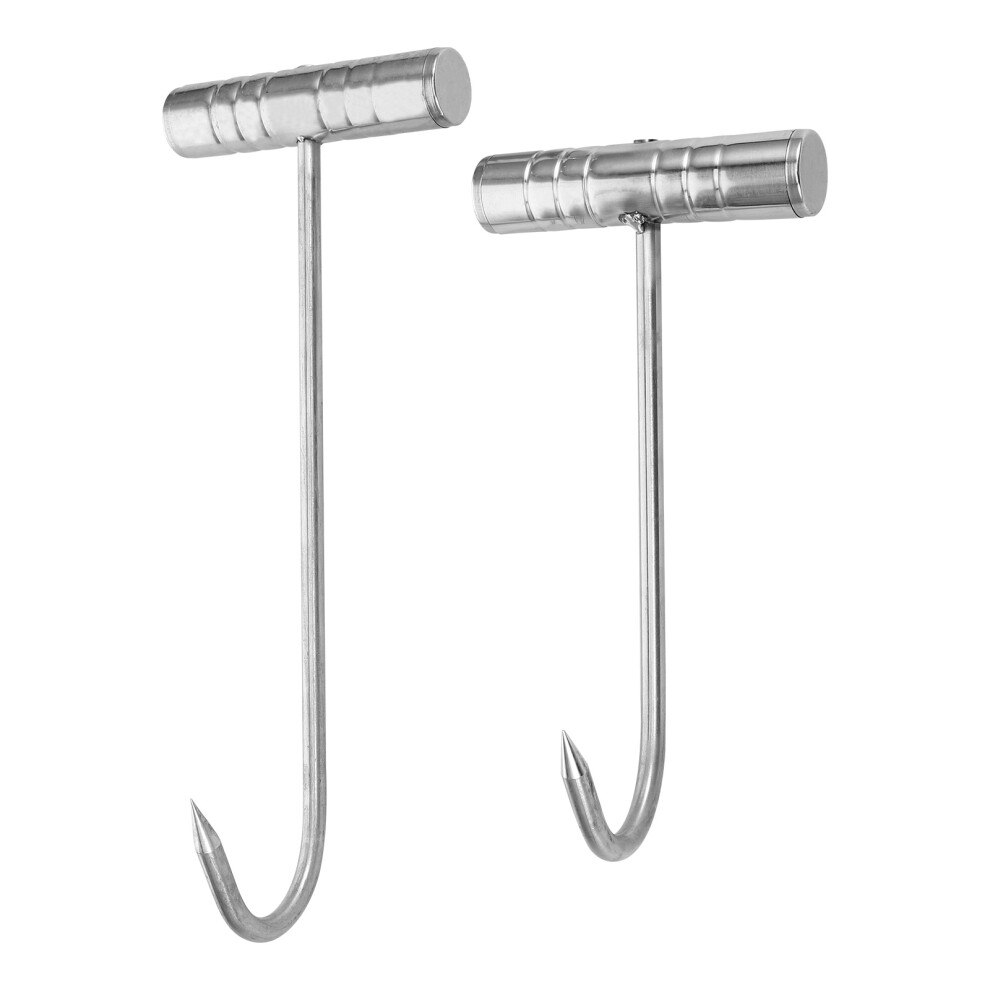 2pcs Meat Hanger Stainless Steel T Shape For Beach-image-OPC-PK7KQTB-NEW