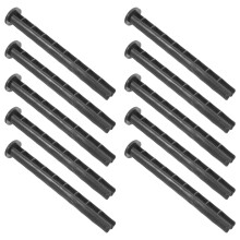 10Stk Schwarze Hdpe Mülltonnen Zubehör Deckelclipse Ersatz