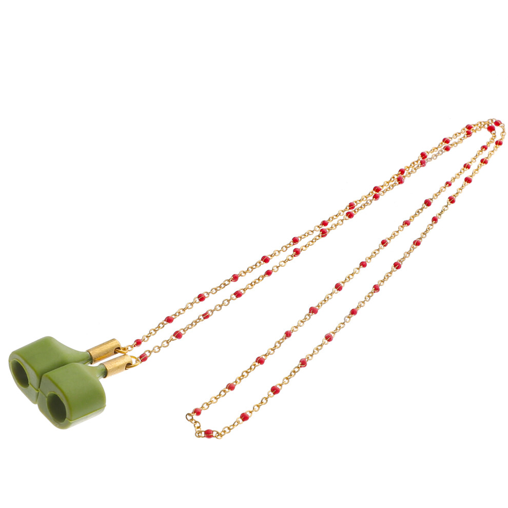 Earphone Lanyard -Lost Chain Earbuds Travel Dark/Green 3122125781644