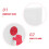 Emergency Button Plastic Red 1 Set 8