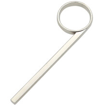 Metal Trumpet Finger Ring Wearresistant Silver 1pack