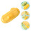 Yellow 2 in 1 Dumpling Maker PP Manual Press Tool for Kitchen 4