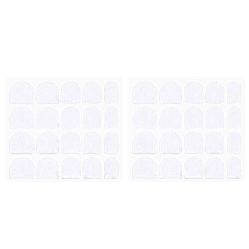10 Sheets Nail Art Double Sided Tape Double-Sided False Glue Sticker