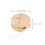 2 Pcs Kid Ornaments And Decorations 4.50x4.50x2.50cm Khaki 2
