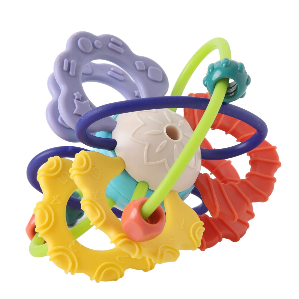 Teething Ball Toy Safe Soothe Promote Hand Eye