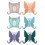 Raindrops  6 Pcs No Trace Hook Bathroom Hooks Self Adhesive Decorative 1