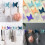 Raindrops  6 Pcs No Trace Hook Bathroom Hooks Self Adhesive Decorative 11
