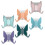 Raindrops  6 Pcs No Trace Hook Bathroom Hooks Self Adhesive Decorative 5