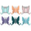 Raindrops  6 Pcs No Trace Hook Bathroom Hooks Self Adhesive Decorative 3