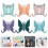 Raindrops  6 Pcs No Trace Hook Bathroom Hooks Self Adhesive Decorative 2