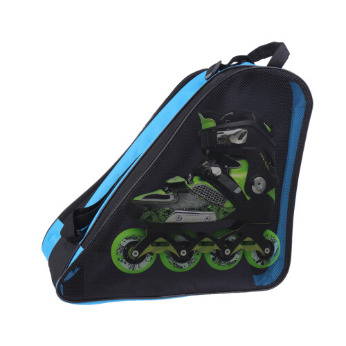 Roller Skating Shoes Storage Bag Blue 1pack 15.4x14.9in 2