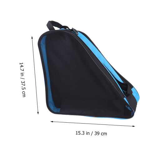 Roller Skating Shoes Storage Bag Blue 1pack 15.4x14.9in 1