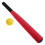 Kids Batting Practice Toys Set Red 1pcs 1