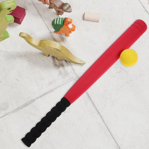 Kids Batting Practice Toys Set Red 1pcs 2