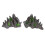 Fish Tank Ornaments Shape Resin Aquarium Accessories 2pcs 10