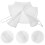 White Fake Collar Chiffon 1pack 14.2x14.2x0.4in 4
