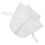 White Fake Collar Chiffon 1pack 14.2x14.2x0.4in 8