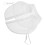 White Fake Collar Chiffon 1pack 14.2x14.2x0.4in 5