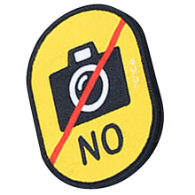 Puppy No Photographing Tag Leash Sticker Assorted Color 1pcs