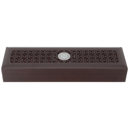 Wood Harmonica Case Black 1pcs Rectangular Shape