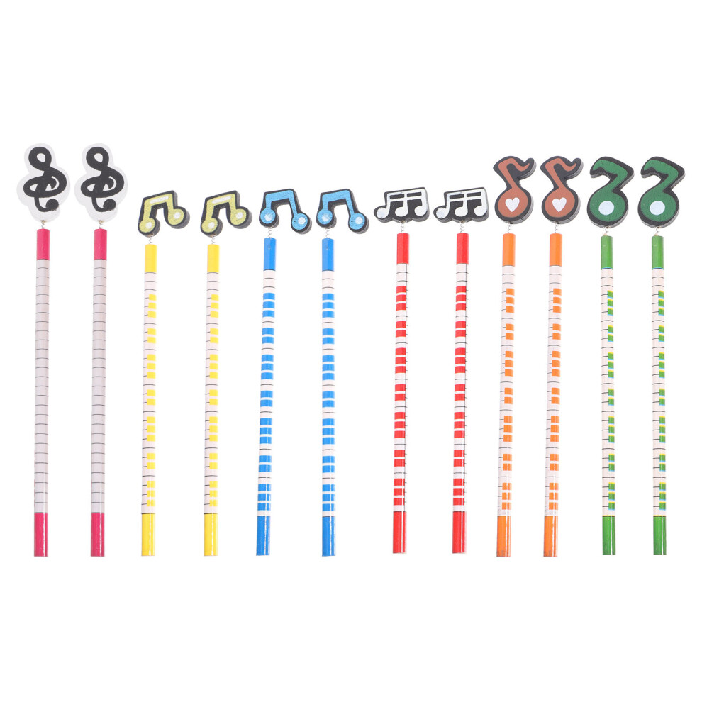 12pcs Music Notation Pencil Pencils Music Students Lead