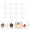 100pcs Clear Trapezoid Dessert Cups Portable Appetizer Cups 6