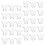 100pcs Clear Trapezoid Dessert Cups Portable Appetizer Cups 7