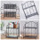 1pc Iron Desktop Bookshelf Metal Sheet Office Storage Tool 10