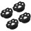 4 Pcs Tennis Racket Shock Absorber Template Sun Visor Black 7
