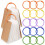 50 Pcs Colorful Ring Loose-Leaf Binding Binder Office 1