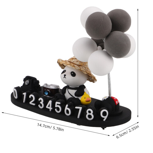 Multi Plastic Car Dash Decorations For Parking Lots 1 Set 1