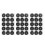 Sparsain Sheets Pool Table Markers, Black Dots Stickers For Billiards 1