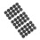 Sparsain Sheets Pool Table Markers, Black Dots Stickers For Billiards 4