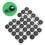 Sparsain Sheets Pool Table Markers, Black Dots Stickers For Billiards 3