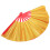 Handheld Folding Fan Kung Fu Prop Multi Color Plastic 1pack 1