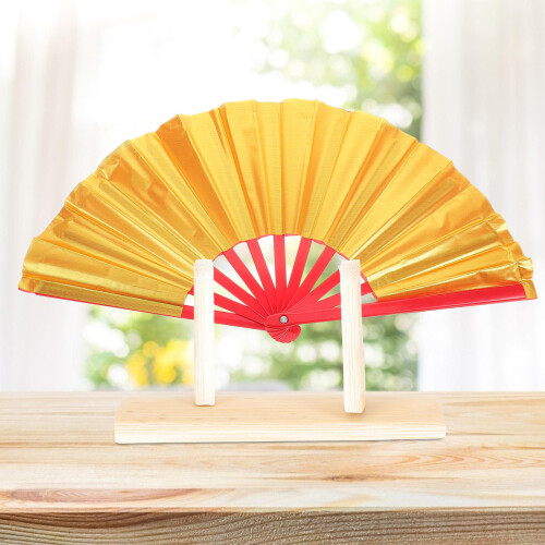 Handheld Folding Fan Kung Fu Prop Multi Color Plastic 1pack 1