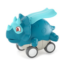 Press and Go Toy Cartoon Dinosaur Car with Wheel