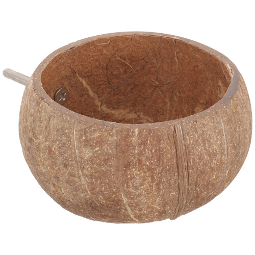 Bunny Bowls For Rabbits Brown Coconut Shell 1pcs