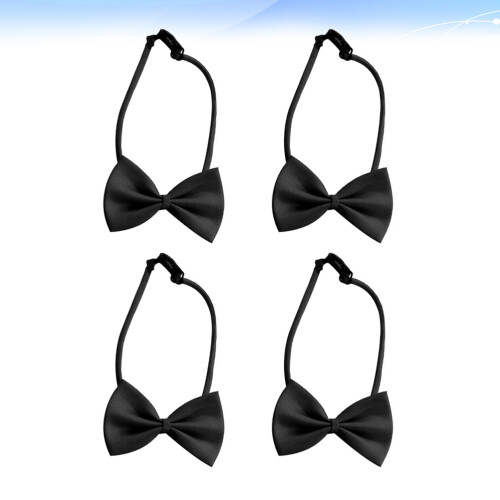 4Pièces Noeuds Ajustables Noir Accessoire Confortable 1