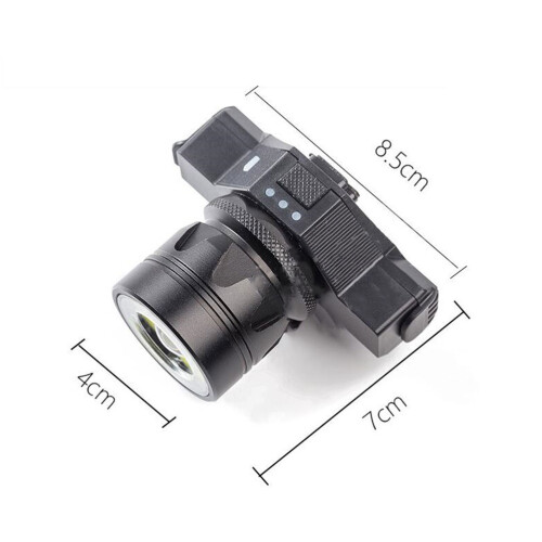 1pc Bike Headlight Usb Flashlight Bike Flash 1