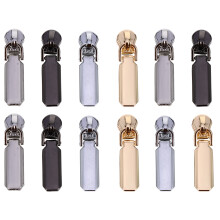 12 Pcs Zipper Slider Replacement Pull Puller Coat Universal Head