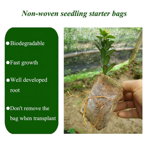 Non-Woven Pots 200pcs For Plants With And 1