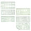 6pcs Drawing Template Ruler Stencil Measuring Tool Drawing Curve Ruler 10