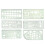6pcs Drawing Template Ruler Stencil Measuring Tool Drawing Curve Ruler 1
