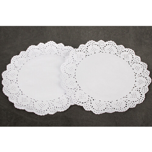 180 Pcs Doilies For Table Cake Packaging Pads Flower Bottom Paper 1