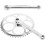 Crank Remover Bicycle Silver 1 Set 10